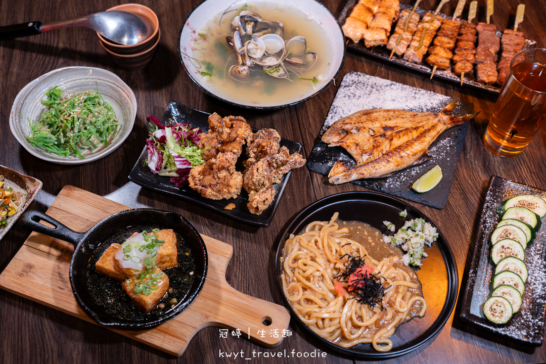 [台北中山區居酒屋]川楓酒食館，現做酒食80元起，無地雷日系居酒屋！炭烤串燒、午魚一夜干必點，捷運中山國小站美食推薦，最新菜單