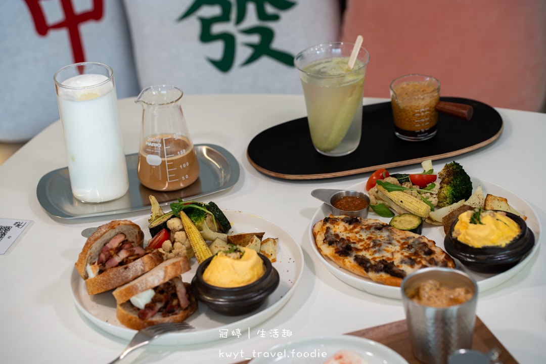 [台中北屯區早午餐]韓小鍋cafe，韓系質感早午餐，蕉咖噴泉！口袋夾包、醬牛肋早午餐盤，北屯不限時插座咖啡廳推薦，附最新菜單
